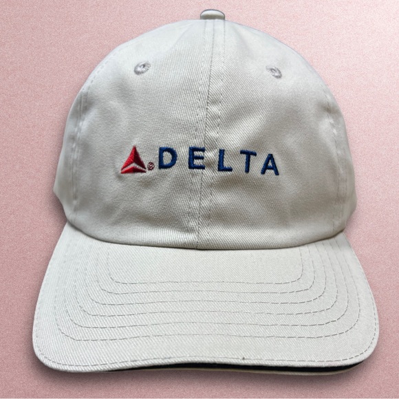 Delta Air Lines Adjustable Baseball Hat One Size Fits Most Collectible New - Picture 4 of 16
